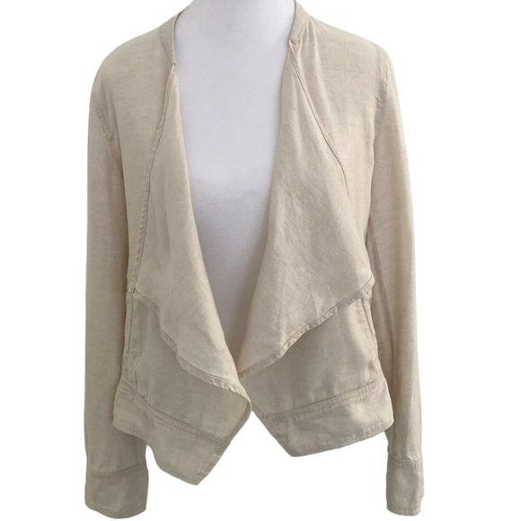 Lou & Grey Linen Open Front Jacket - Picture 2 of 13